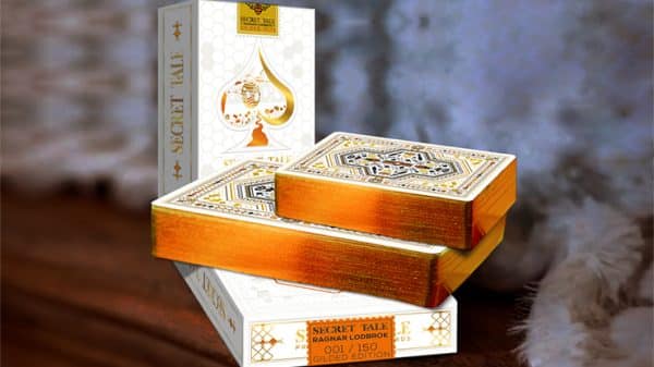 Secret Tale Ragnar MINI White Bee Playing Cards by Dutch Card House - Image 6