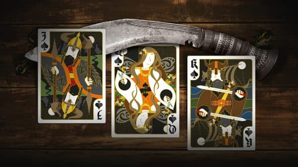 Secret Tale Ragnar MINI White Bee Playing Cards by Dutch Card House - Image 5