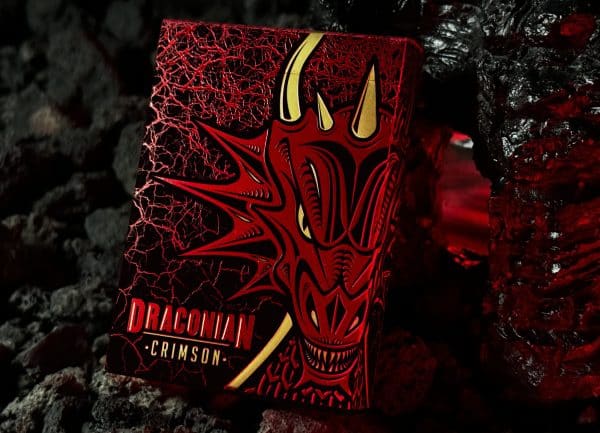 Draconian Crimson Playing Cards by Randy Butterfield