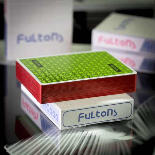 Fulton's Arcade Gameboy Limited Gilded Edition-Red Playing Cards by Fulton