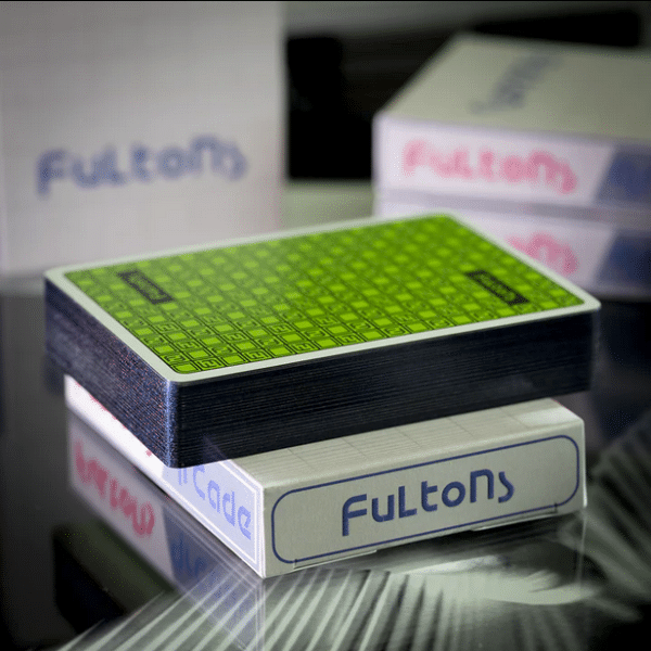 Fulton's Arcade Gameboy Limited Gilded Edition-Black Playing Cards by Fulton