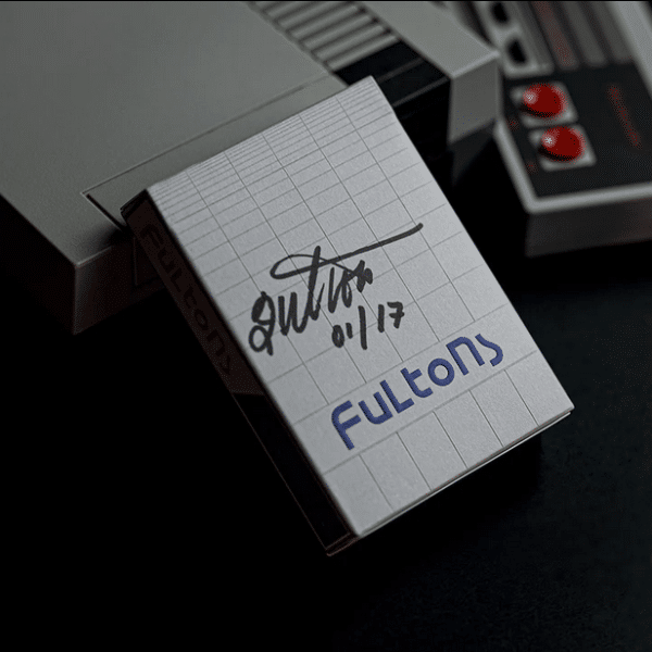 Fulton's Arcade Gameboy Signed AP Edition Playing Cards by Fulton