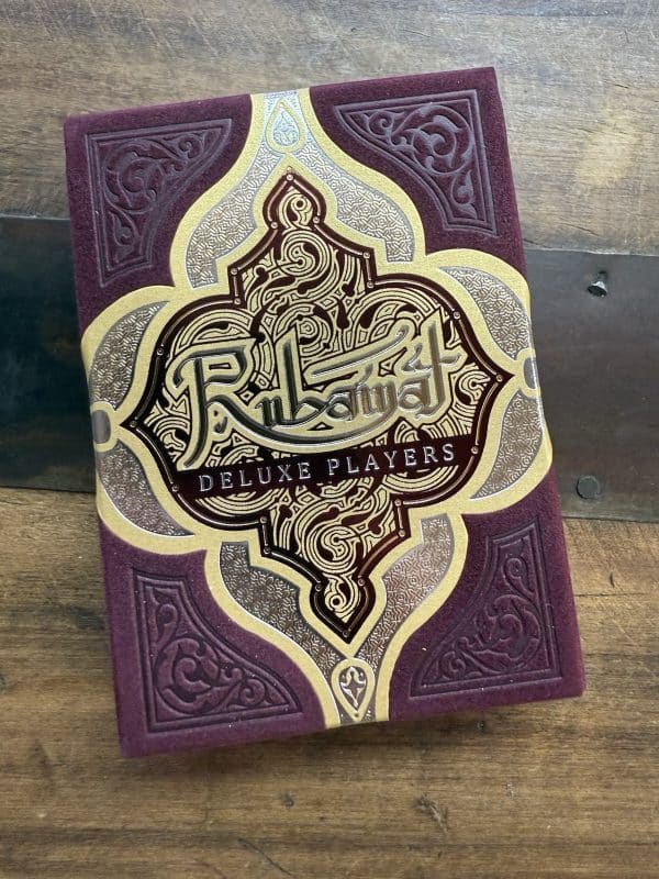 Rubaiyat Red Players Deluxe Edition Playing Cards by Oath Playing Cards