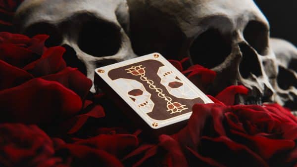Skulls & Roses Gilded Playing Cards by Bruce Di Quinzio - Image 20