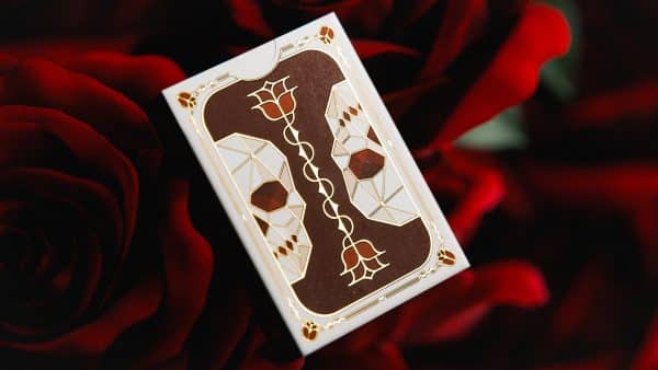 Skulls & Roses Gilded Playing Cards by Bruce Di Quinzio - Image 7