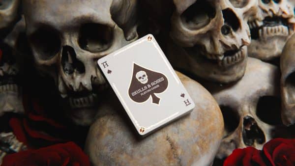 Skulls & Roses Gilded Playing Cards by Bruce Di Quinzio - Image 2