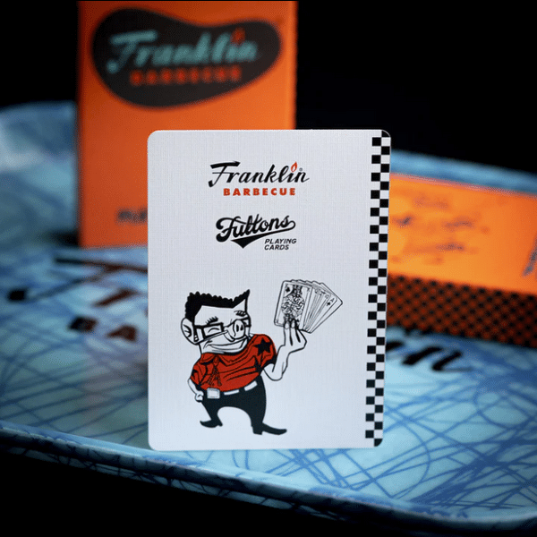 Franklin BBQ Classic Orange Playing Cards by Fulton - Image 11