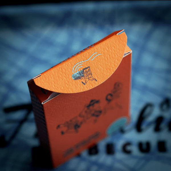 Franklin BBQ Classic Orange Playing Cards by Fulton - Image 10