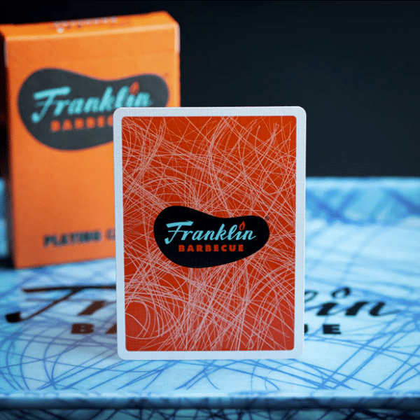 Franklin BBQ Classic Orange Playing Cards by Fulton - Image 6