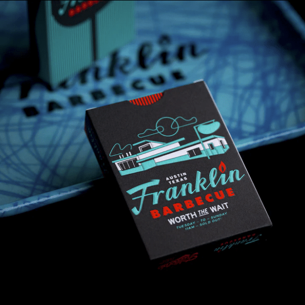 Franklin BBQ Retro Black Playing Cards by Fulton - Image 3