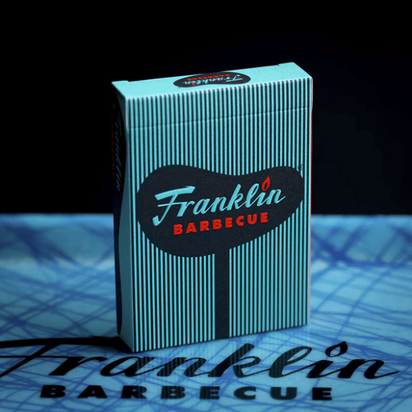 Franklin BBQ Retro Black Playing Cards by Fulton