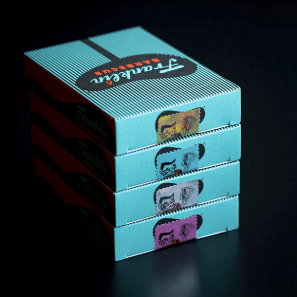 Franklin BBQ Retro Black Gilded Limited Edition-Gold Playing Cards by Fulton - Image 9