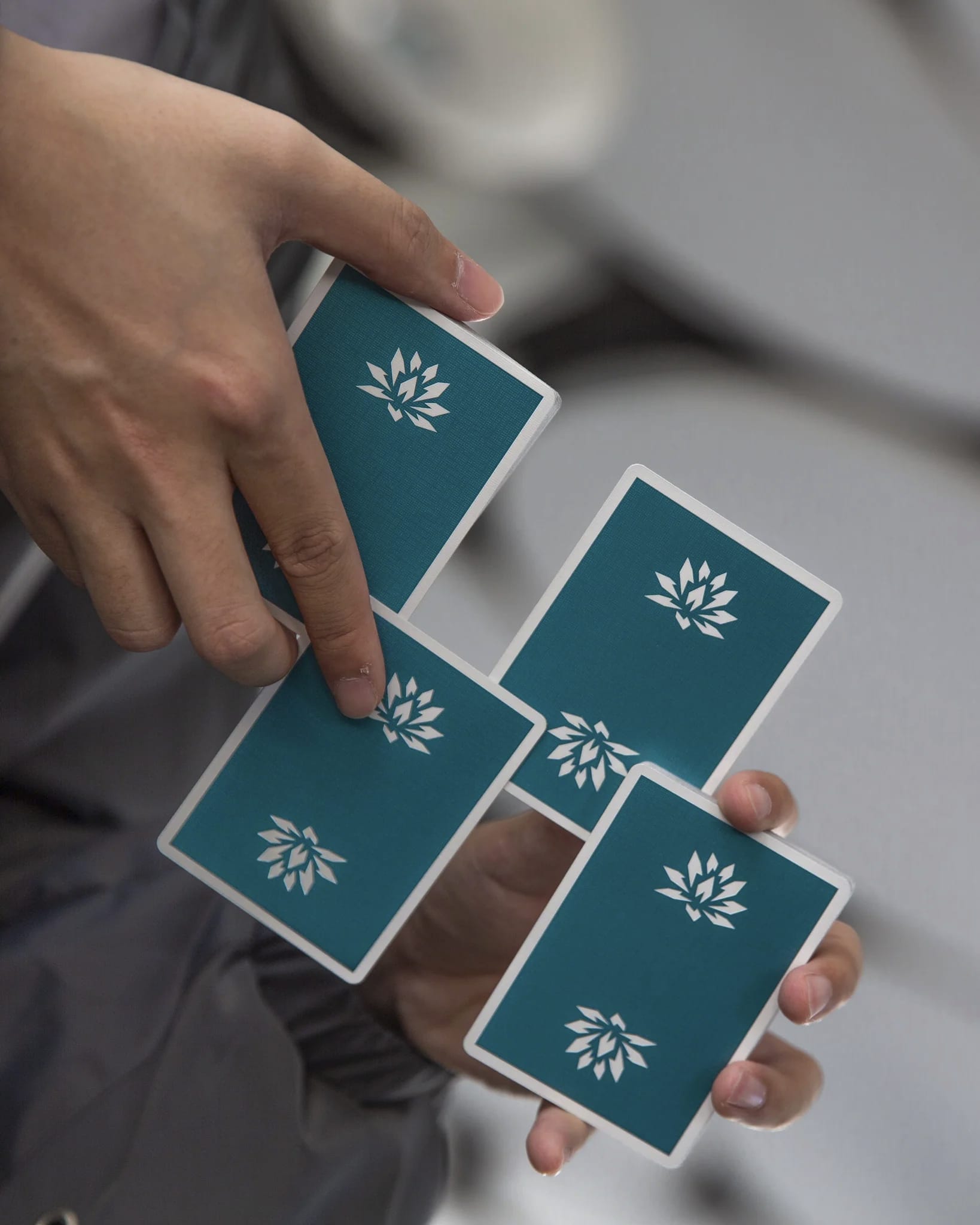 Arctic Lotus Playing Cards by Lotusinhand | X-Decks Playing Cards