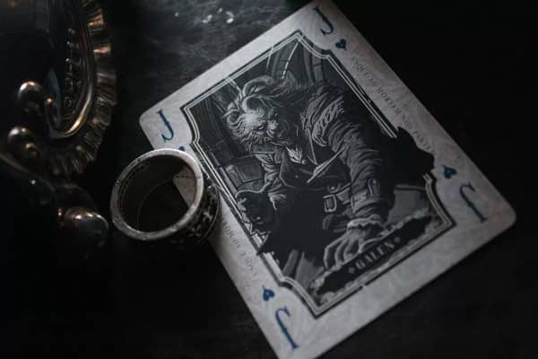 Iron Hollow-Ravenclaw Silver Gilt Edged Playing Cards by Nicolai Aaroe - Image 13