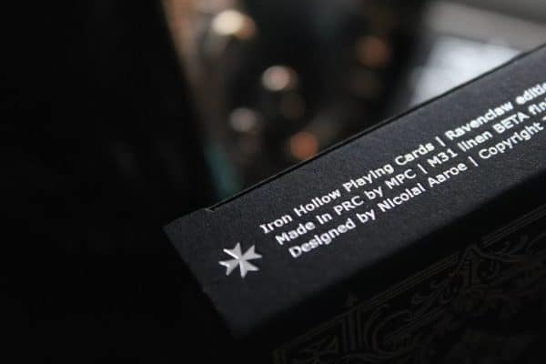 Iron Hollow-Ravenclaw Silver Gilt Edged Playing Cards by Nicolai Aaroe - Image 9