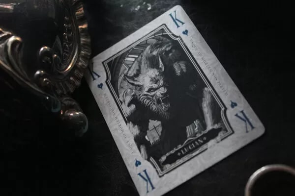 Iron Hollow-Ravenclaw Silver Gilt Edged Playing Cards by Nicolai Aaroe - Image 6