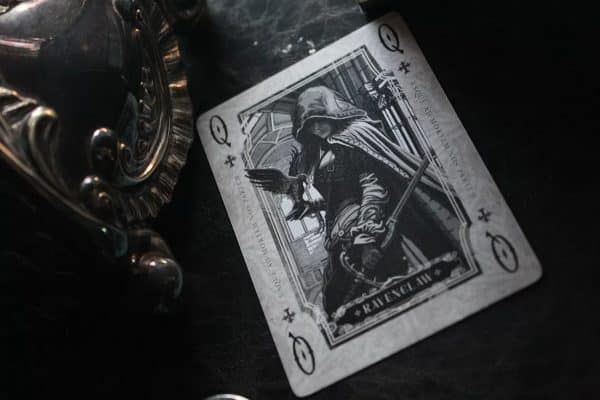 Iron Hollow-Ravenclaw Silver Gilt Edged Playing Cards by Nicolai Aaroe - Image 5