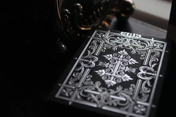 Iron Hollow-Ravenclaw Silver Gilt Edged Playing Cards by Nicolai Aaroe - Image 2
