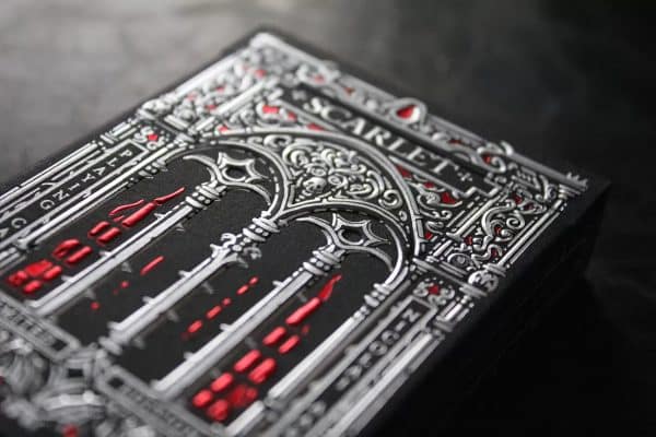 Iron Hollow-Scarlet Red Gilt Edged Playing Cards by Nicolai Aaroe - Image 15