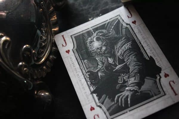 Iron Hollow-Scarlet Red Gilt Edged Playing Cards by Nicolai Aaroe - Image 12