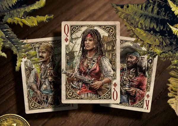 Thalassic- Blue Lagoon Playing Cards Blue Gilt Edged by Marianne Larsen - Image 5