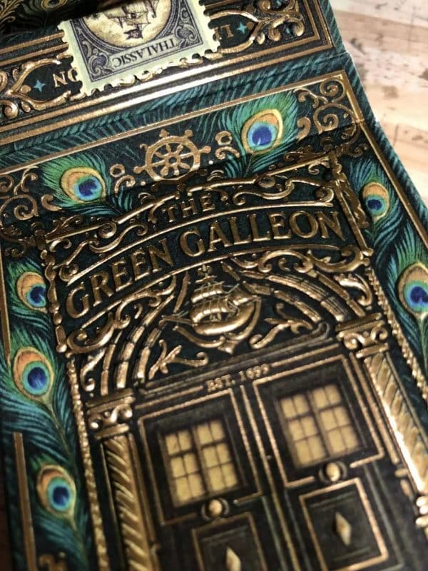 Thalassic- Green Galleon Playing Cards Green Gilt Edged by Marianne Larsen - Image 17