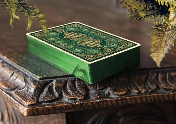Thalassic- Green Galleon Playing Cards Green Gilt Edged by Marianne Larsen - Image 6