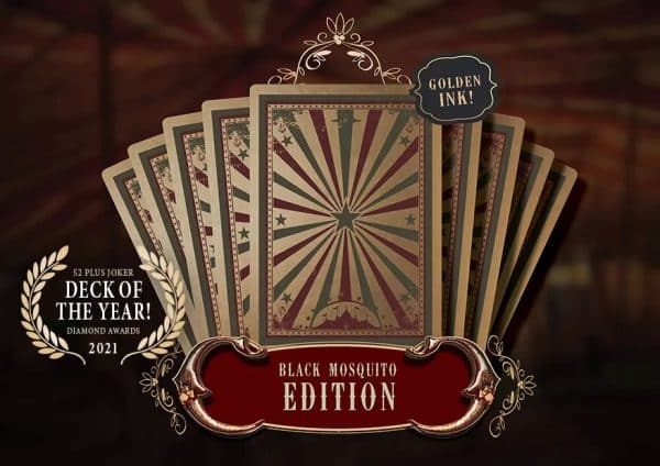 Circus Black Mosquito Playing Cards by Marianne Larsen - Image 7