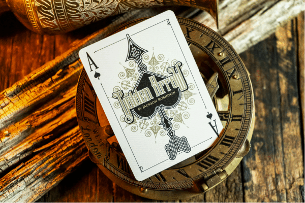 Golden Arrow | Burgundy Gilded Edt Playing Cards by Kings Wild Project Inc - Image 3