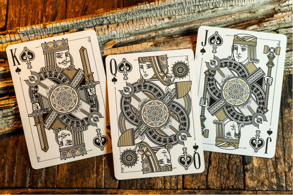 Golden Arrow | Burgundy Gilded Edt Playing Cards by Kings Wild Project Inc - Image 6