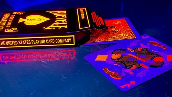 Bicycle Neon Solar-Orange Rider Back Playing Cards by USPCC - Image 5