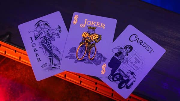 Bicycle Neon Solar-Orange Rider Back Playing Cards by USPCC - Image 4