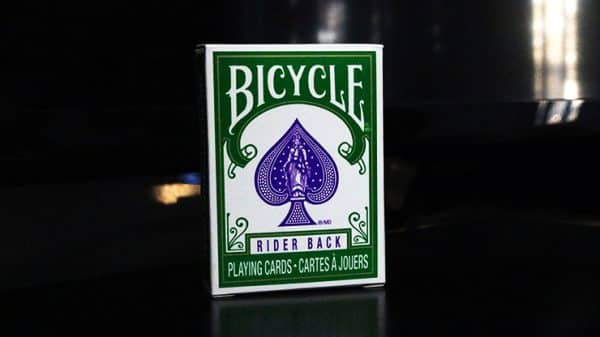 Mini Bicycle Cards (Green) Playing Cards by USPCC