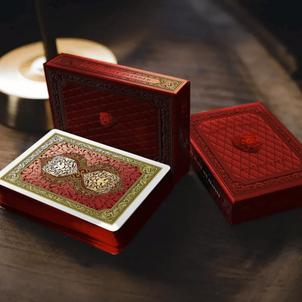 Reign of Kings Crimson Gilded Edition Playing Cards by Jody Eklund