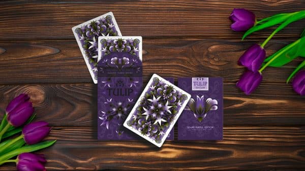 Grand Tulip Purple Playing Cards by Dutch Card House - Image 6