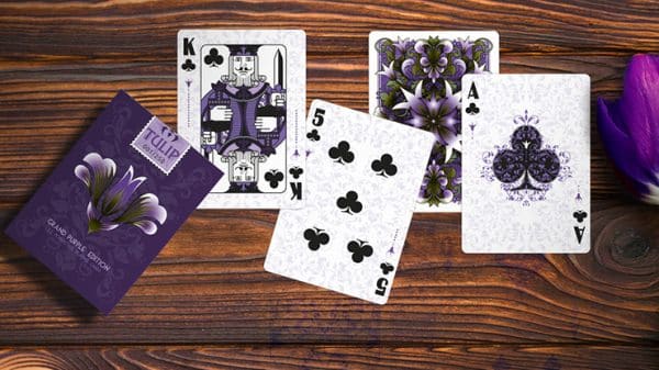 Grand Tulip Purple Playing Cards by Dutch Card House - Image 5