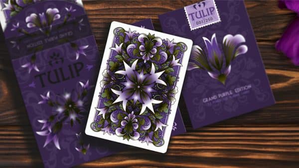 Grand Tulip Purple Playing Cards by Dutch Card House - Image 4