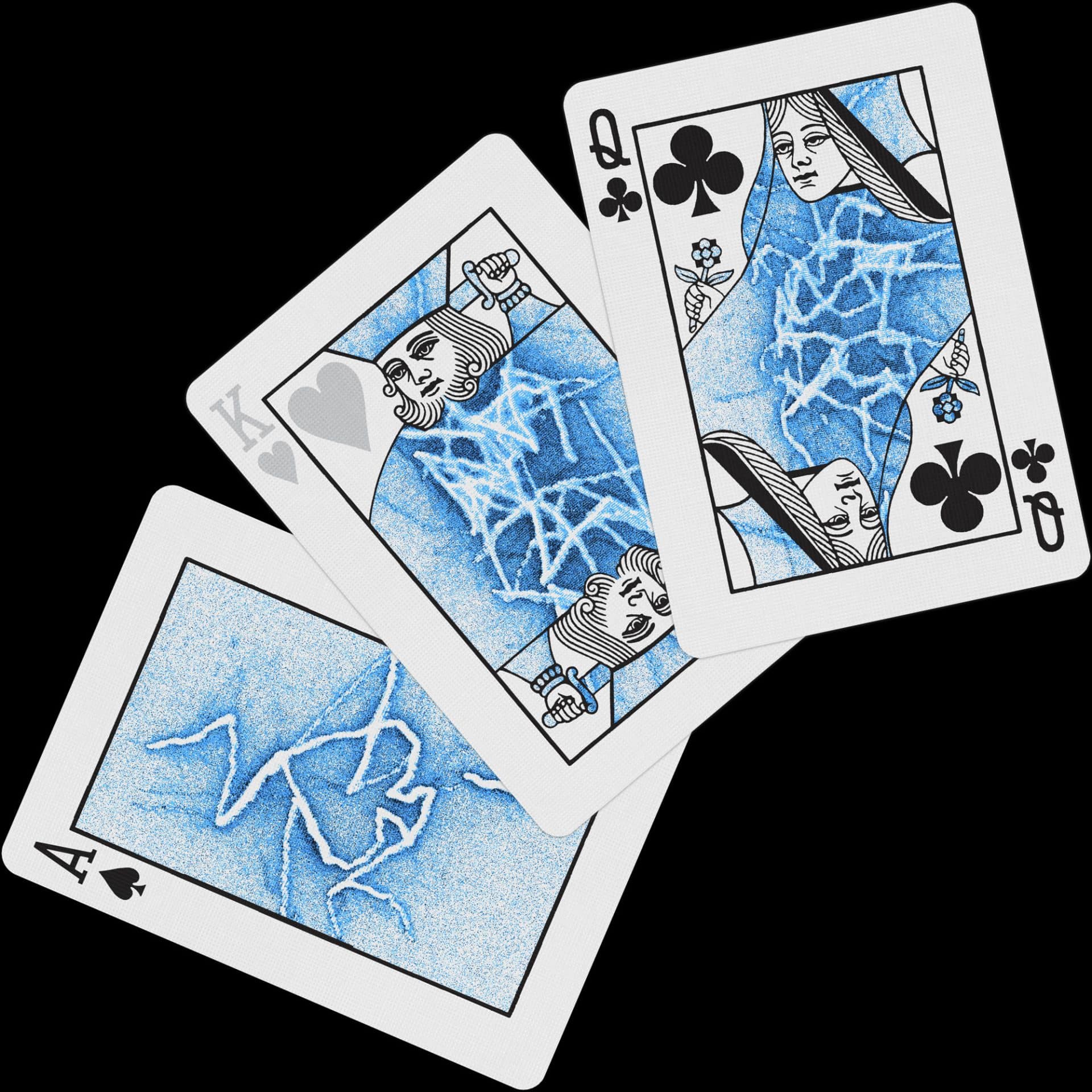 Current Playing Cards- Cobalt 100% by Missing New York | X-Decks ...