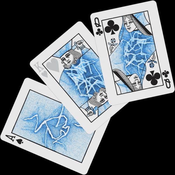 Current Playing Cards- Cobalt 100% by Missing New York - Image 2