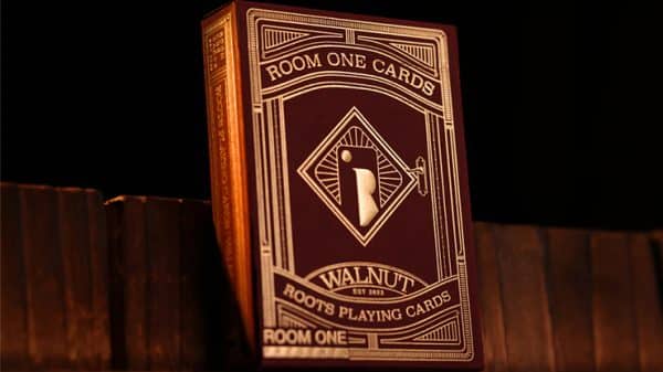 Red Roots (Walnut Edition) Playing Cards by Room One