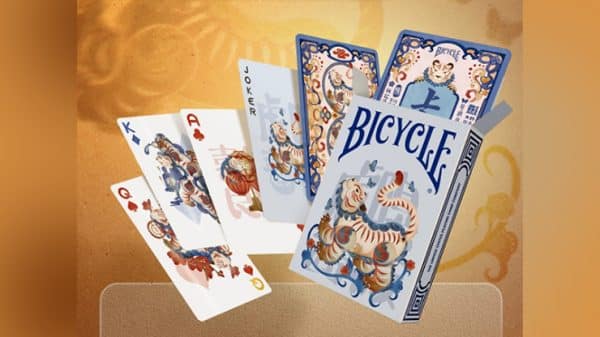 Bicycle Mascot (Tiger Sniffs the Rose) Playing Cards by USPCC - Image 3