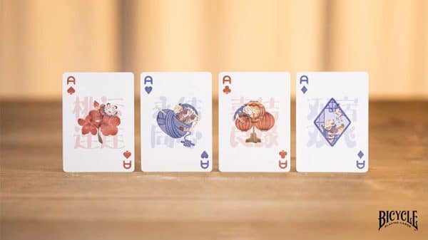 Bicycle Mascot (Tiger Sniffs the Rose) Playing Cards by USPCC - Image 2