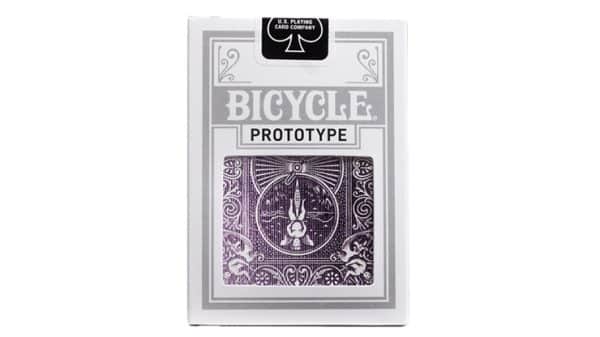 Bicycle Prototype (Purple MetalLuxe) Playing Cards by USPCC - Image 3