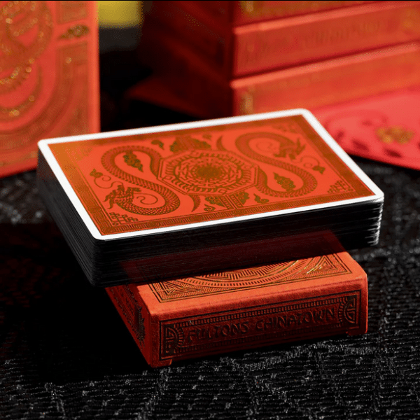 Fultons Chinatown V2 Limited Gilded Edition- Black Playing Cards by Fulton