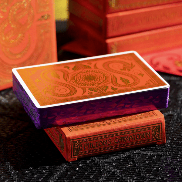 Fultons Chinatown V2 Limited Gilded Edition- Purple Playing Cards by Fulton