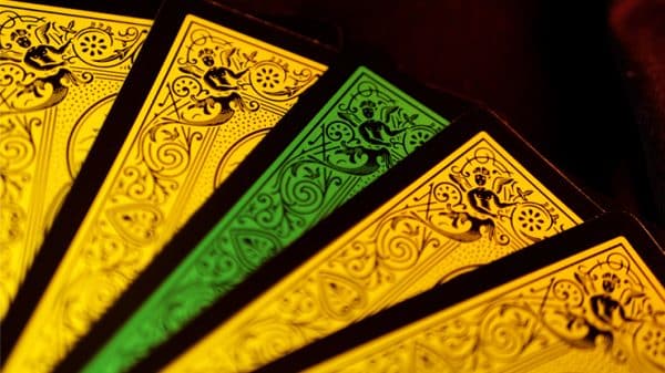 Bicycle Reverse (Yellow) Playing Cards by USPCC - Image 6