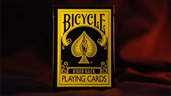 Bicycle Reverse (Yellow) Playing Cards by USPCC