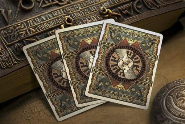 Egypt Mythology Playing Cards-Standard Ruby by F.C. Designs - Image 2