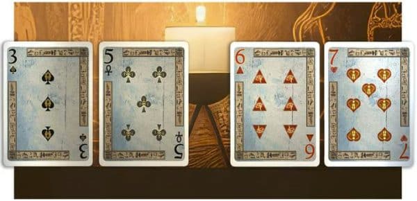 Egypt Mythology Playing Cards-Standard Ruby by F.C. Designs - Image 3