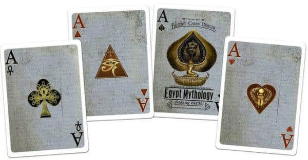 Egypt Mythology Playing Cards-Standard Ruby by F.C. Designs - Image 4